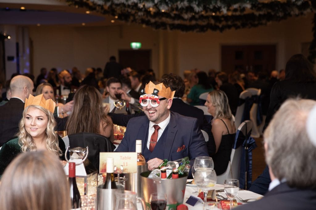 people enjoying a christmas party in swanley