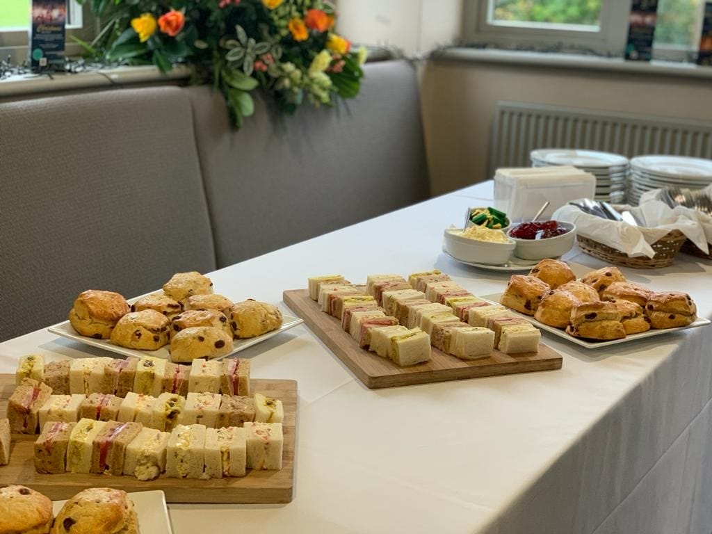 Image of afternoon tea at wake in dartford