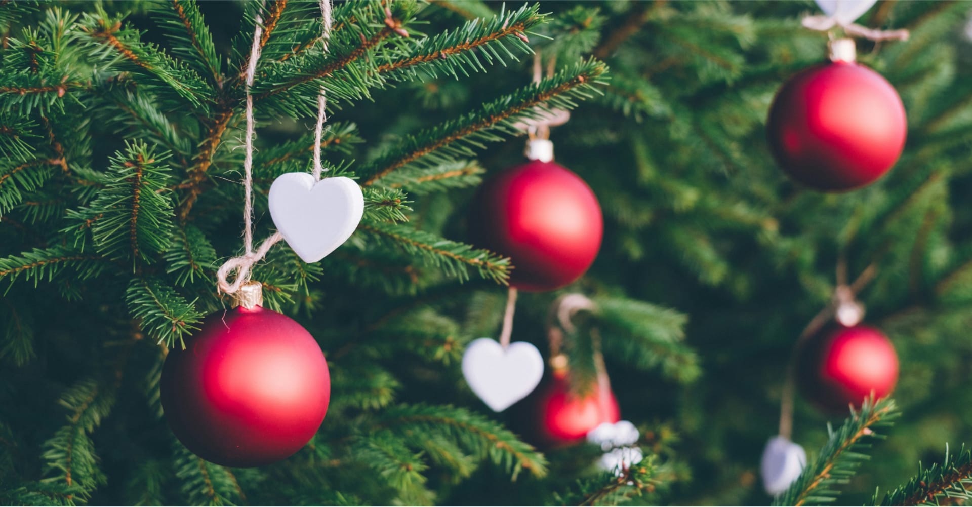 christmas tree with ball balls at christmas party in dartford