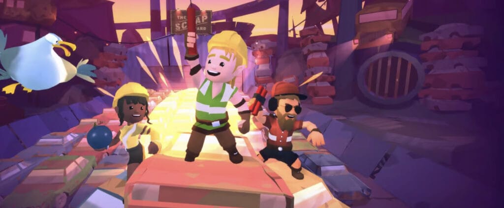 kids game on trackman monitor in kent