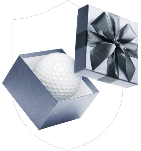 animation of golf gifts