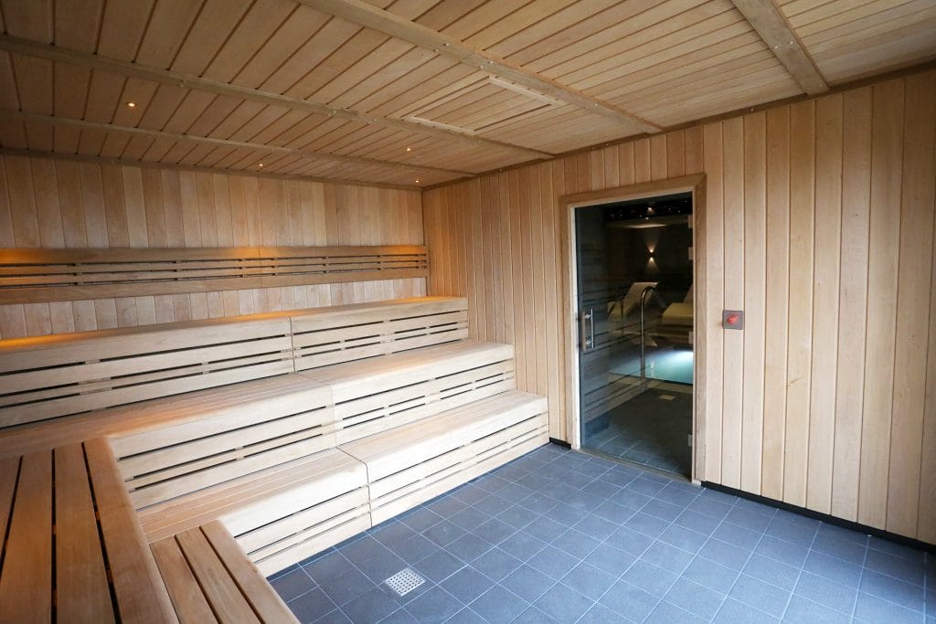 Sauna at country club in kent
