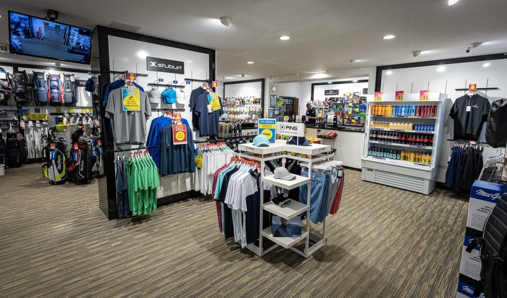 Golf shop in Birchwood Park golf and country club in kent stocked with latest brands