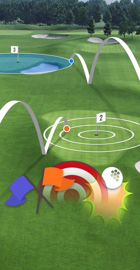 mini game on trackman screen in dartford