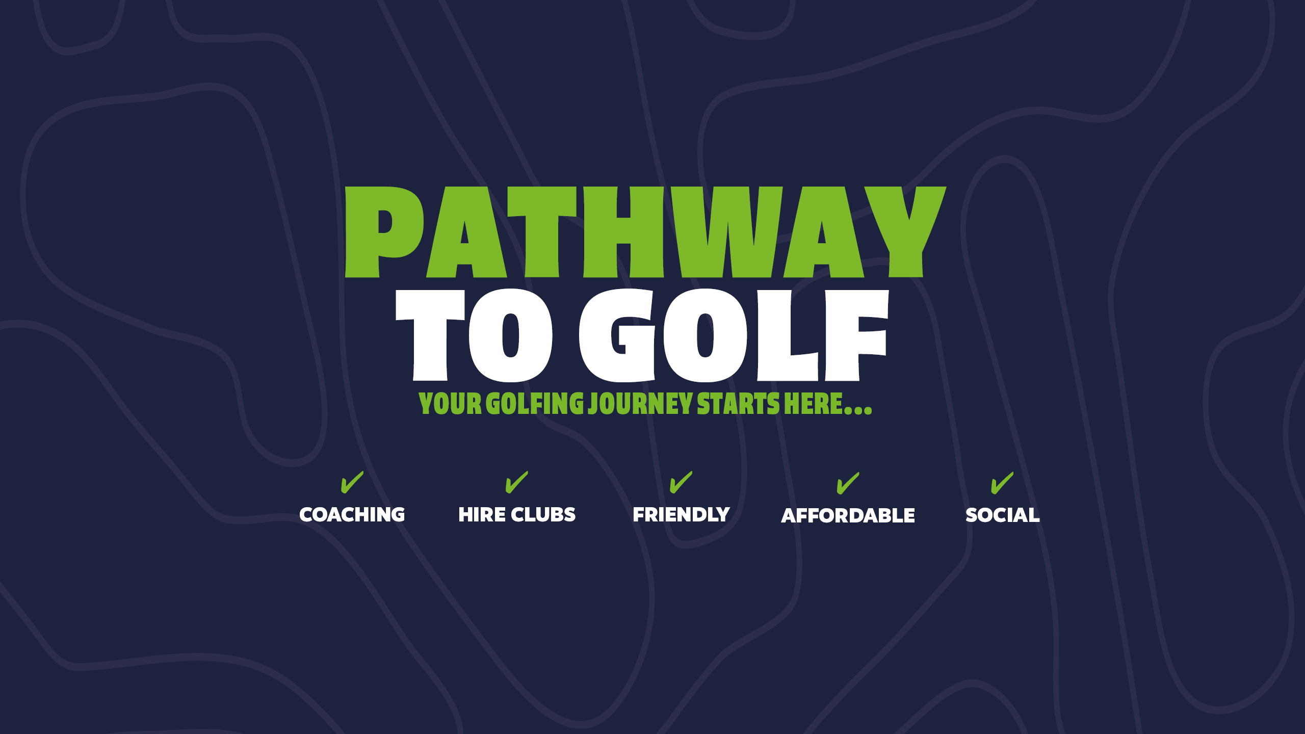 pathway to golf logo helping people learn golf